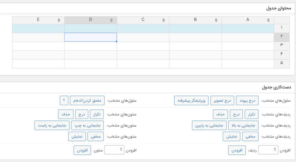 بهترین افزونه جدول در وردپرس TA